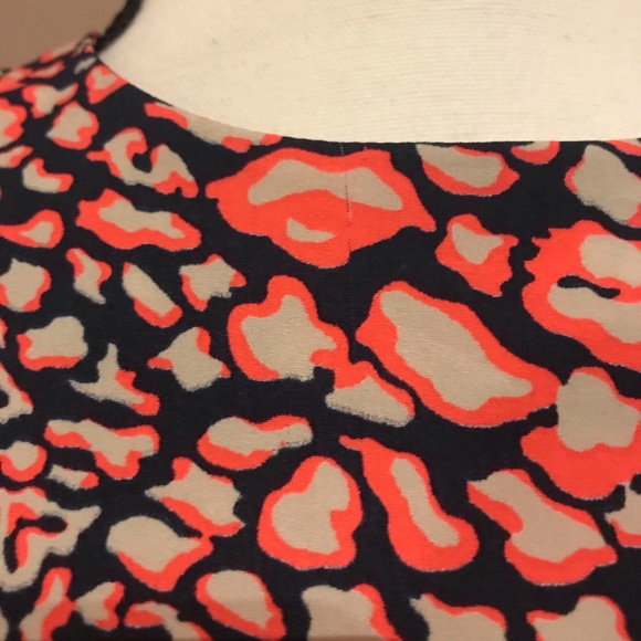 Top Shop Long Sleeve Pattern Dress - Picture 6 of 8